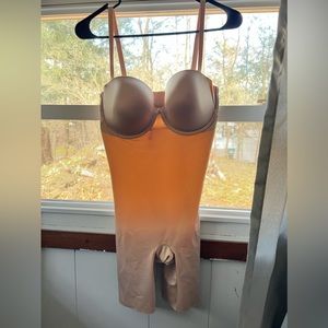 Spanx Strapless Mid-Thigh Bodysuit